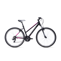 CTM MAXIMA 1.0 női Cross Kerékpár matt fekete-pink