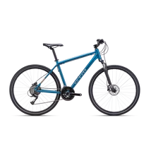 CTM Tranz férfi Cross Kerékpár matt sötétkék / szürke barna
