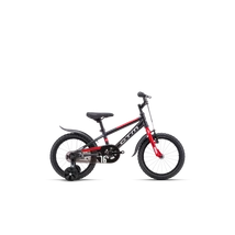 CTM Tommy Gyerek Kerékpár matt fekete / piros