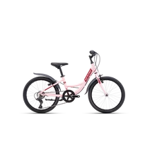 CTM Ellie Gyerek Kerékpár matt világos pink gyöngyház / burgundy 