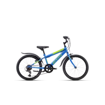 CTM Scooby 1.0 Gyerek Kerékpár matt kék gyöngyház / zöld