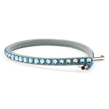 Casco Fejvédő kieg. Swarovski Kristályos Mystyle Zsinór aquamarine