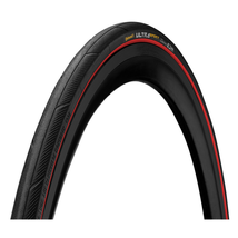Continental gumiabroncs kerékpárhoz 23-622 Ultra Sport3 700x23C fekete/piros, Skin hajtogathatós