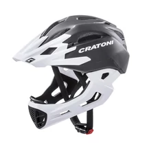 Cratoni Sisak C-Maniac Black-White Matt L-XL 59-62cm 