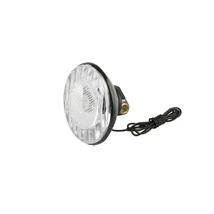 Csepel Lámpa Első Dinamós Műanyag Anlun Kerek 6V/2,4W (Vezetékkel) Fekete