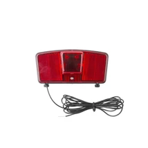 Csepel Lámpa Hátsó Dinamós 2 Led Csomagtartóra (Vezetékkel) Piros