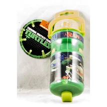 Disney Kulacs Műanyag 350Ml +Tartó Tini Nindzsa Teknőcök Zöld