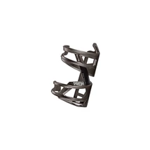 Elite Bottle cage Prism left titan-metall