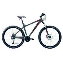 Gepida Mundo Pro 27.5 24S 2023 férfi Mountain Bike matt grafit-piros