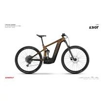 GHOST E-Riot Trail AL 150/140 Essential B750 férfi E-Bike Black/Gold