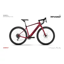 GHOST Path Asket Pro F430 férfi Gravel E-Bike Red/Black