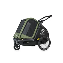 Hamax Állat Szállító Utánfutó Pluto M Zöld/Fekete