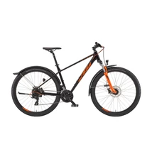 KTM Chicago Street 27 2022 férfi Mountain Bike flaming black (orange)