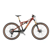 KTM Prowler Exonic férfi Fully Mountain Bike sunset (flaming black + chrome orange)