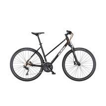 KTM X-Life Action 2023 női Cross Kerékpár flaming black (silver matt + orange matt)