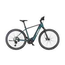 KTM Macina Cross 710 2023 férfi E-bike green purple flip matt (silver+orange)