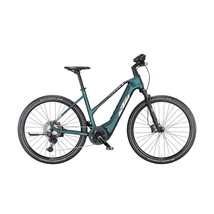 KTM Macina Cross 710 2023 női E-bike green purple flip matt (silver+orange)