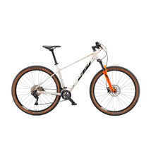 KTM Ultra Flite 29 2023 férfi Mountain Bike metallic white (black + orange)