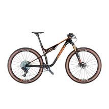 KTM Scarp MT Exonic 2023 férfi Fully Mountain Bike carbon (transparent orange+orange)