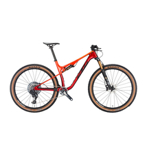 KTM Scarp Mt Prime 2023 férfi Fully Mountain Bike chrome red (fire orange+black+orange)