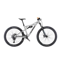 KTM Prowler 1964 2023 férfi Fully Mountain Bike ultimate grey matt (black+orange+aqua)