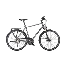 KTM Life Style 2023 férfi Trekking Kerékpár steel grey matt (black+red)