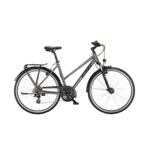 KTM Life Joy 2023 női Trekking Kerékpár steelgrey matt (black+orange)