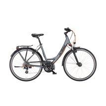 KTM Life Joy 2023 unisex Trekking Kerékpár steelgrey matt (black+orange)