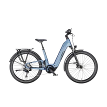 KTM Macina Style Fs Prime 2025 unisex E-bike Steel Blue Matt (Black Glossy)