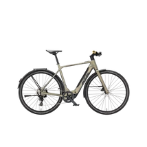 KTM Macina Urbanator Sx 2025 férfi E-bike Olive Pearl Matt (Black+Amber)