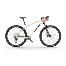 KTM X-Myroon Pro 2025 férfi Gravel Kerékpár Opal White (Black+Orange)