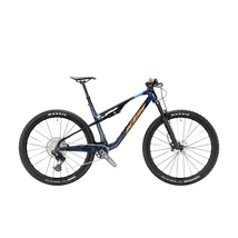 KTM Scarp MT Master 2025 férfi Fully Mountain Bike Transp. Blue (Orng+Blue+Blk)