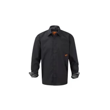 KTM Póló Factory Team Plaid Shirt Men black