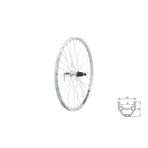 Kellys Fűzött hátsó kerék Draft V-brake R, 26&quot;, silver