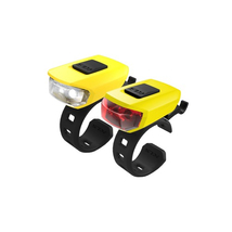 KELLYS KLS VEGA USB kerékpár lámpa szett - yellow