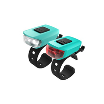 KELLYS KLS VEGA USB kerékpár lámpa szett - turquoise