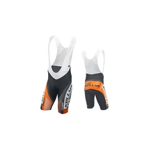 KELLYS Kantáros nadrág PRO Race rövid betéttel orange
