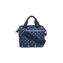 KlickFix Handlebar bag ROOMY mixed dots blue