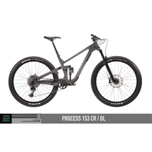 Kona Process 153 CR/DL 29 2022 Fully Mountain Bike Dark Chrome