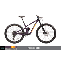 Kona Process X DH 2022 férfi Fully Mountain Bike gloss grape purple