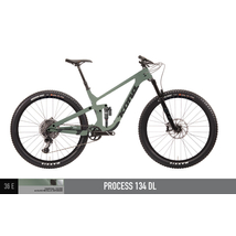 Kona 36e Process 134 DL 2023 férfi Fully Mountain Bike green