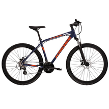 Kross Hexagon 3.0 27,5" 2022 férfi Mountain Bike sötétkék-narancs-fehér