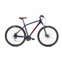 Kross Hexagon 1.0 26 férfi Mountain Bike sötétkék-piros-szürke