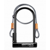 Kryptonite Keeper STD kulcsos U-lakat + hurokkábel