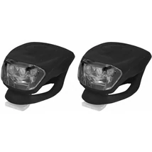 Longus Lámpaszett E+H 2 Funkciós/2Led Szilikon Fekete