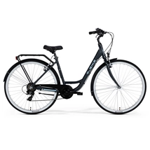 M-Bike Cityline 728 női City Kerékpár 46 cm selyem szürke/kék