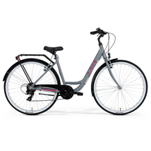 M-Bike Cityline 728 női City Kerékpár 43 cm selyem szürke
