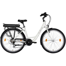 M-Bike E-CityLine 728 női E-bike selyem fehér 43 cm