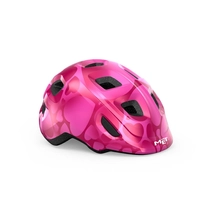 MET Hooray gyermek kerékpáros sisak, fényes rózsaszín-szivecskés