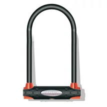 Masterlock Lakat 8195LW U-lakat Kulcsos 280x110x13mm fekete